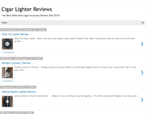 Tablet Screenshot of cigarlighterreviews.com